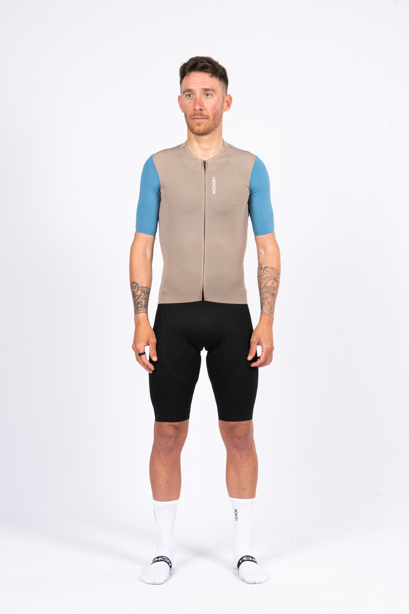 SUPER LEGGERO men jersey - beige/blue