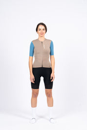 Maillot SUPER LEGGERO women - beige/azul