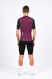 Maillot SUPER LEGGERO men - granate/negro