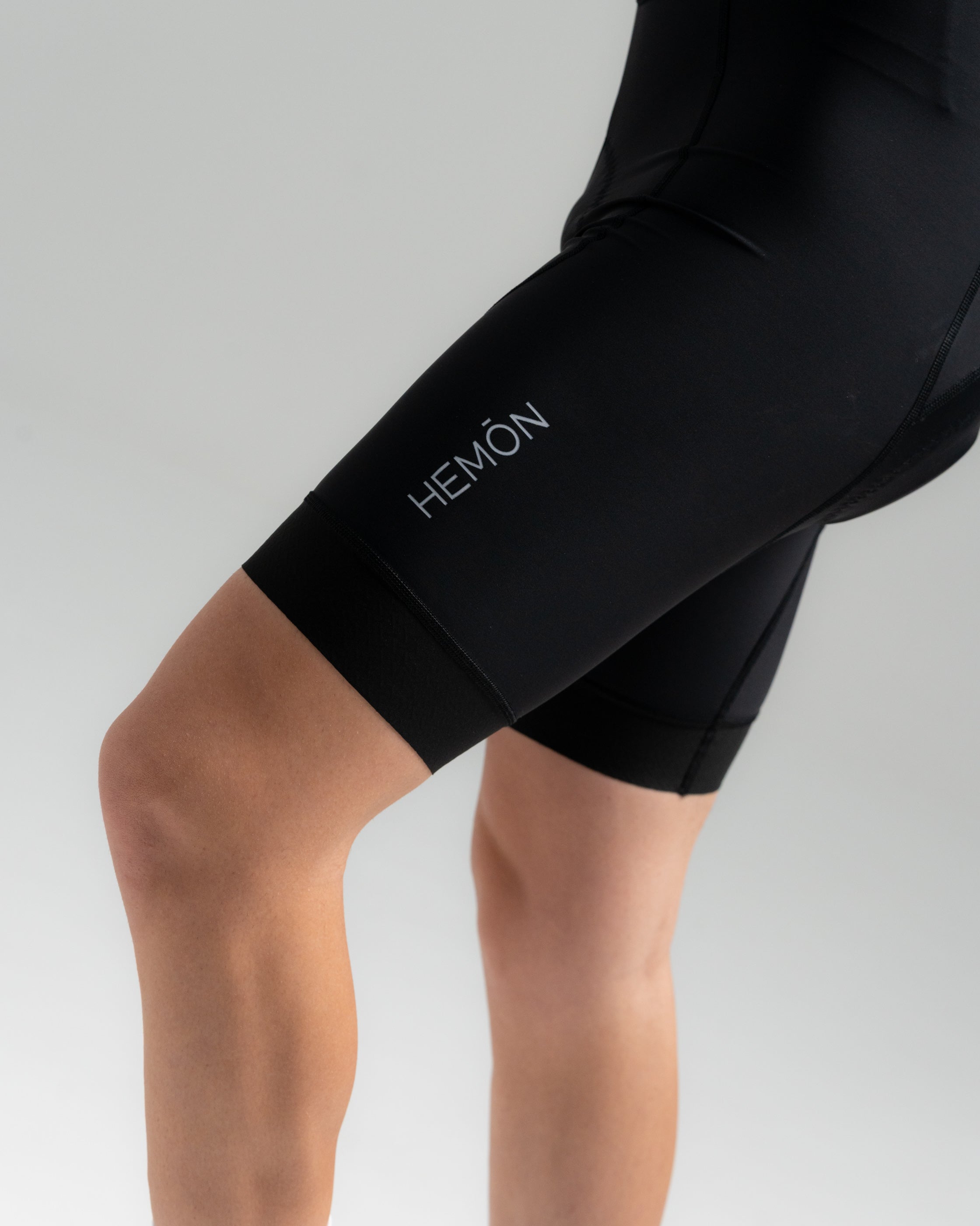 PASSO Men's Bib Shorts - Black