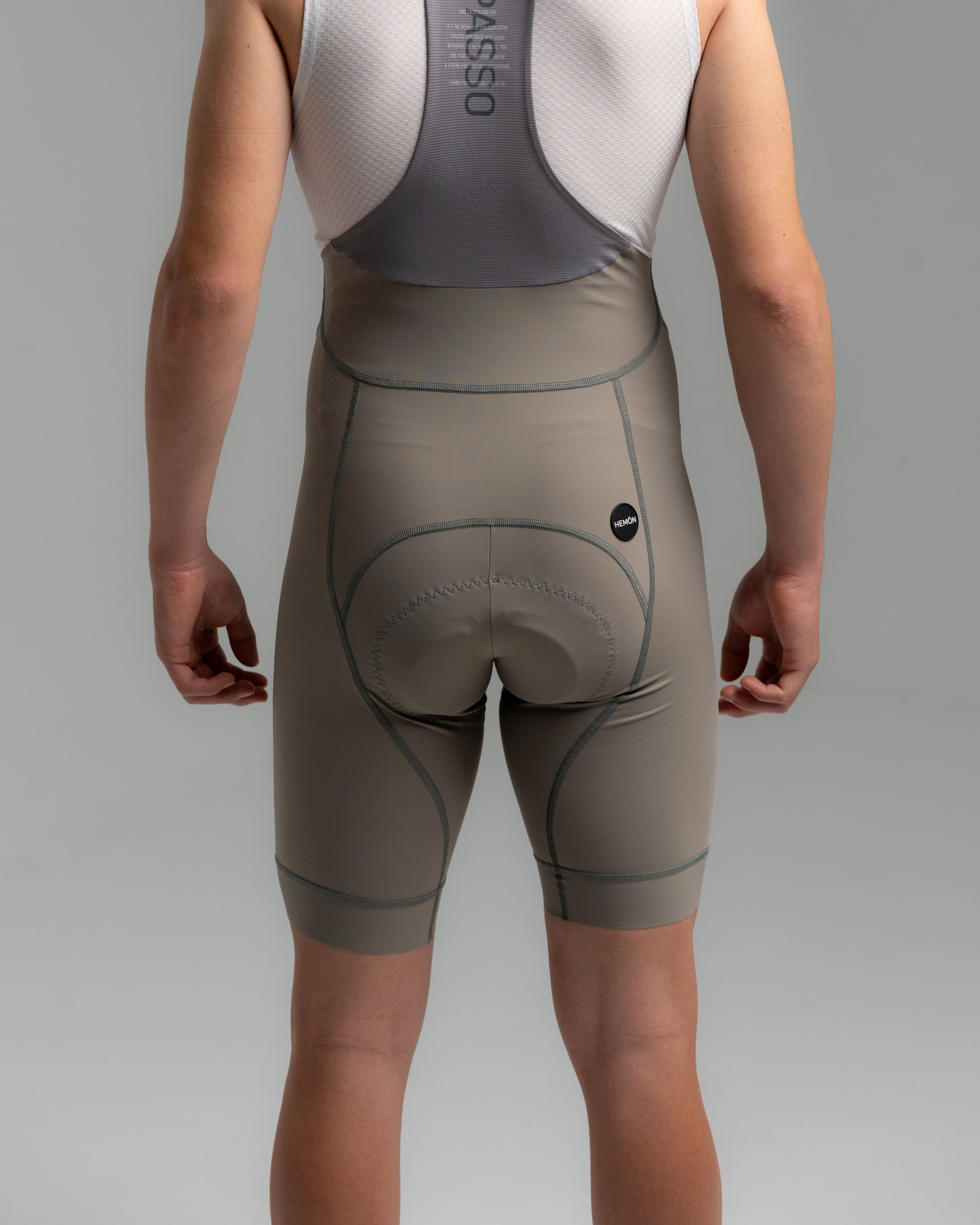 PASSO Men's Bib Shorts - Beige