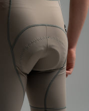 PASSO Men's Bib Shorts - Beige