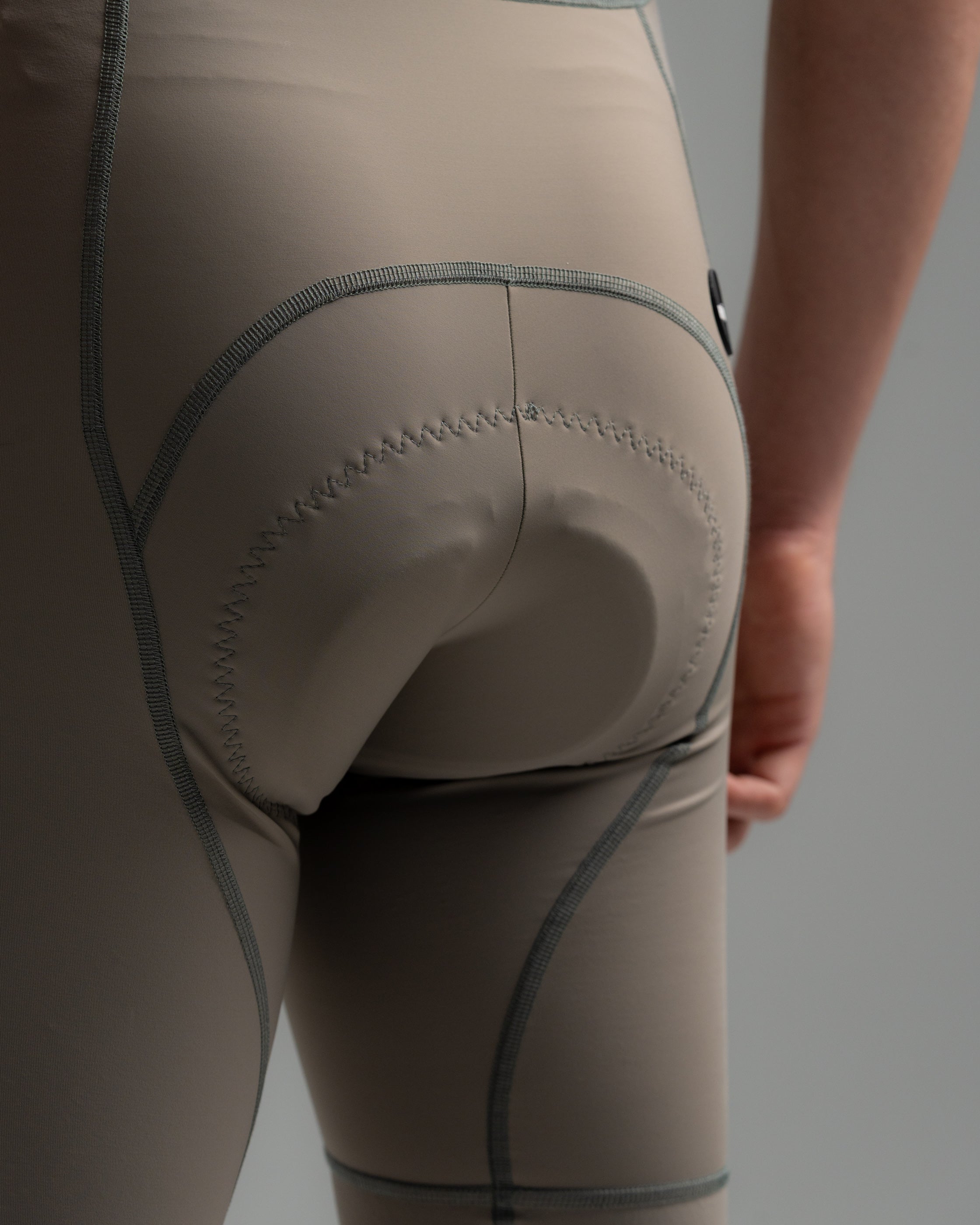 PASSO Men's Bib Shorts - Beige