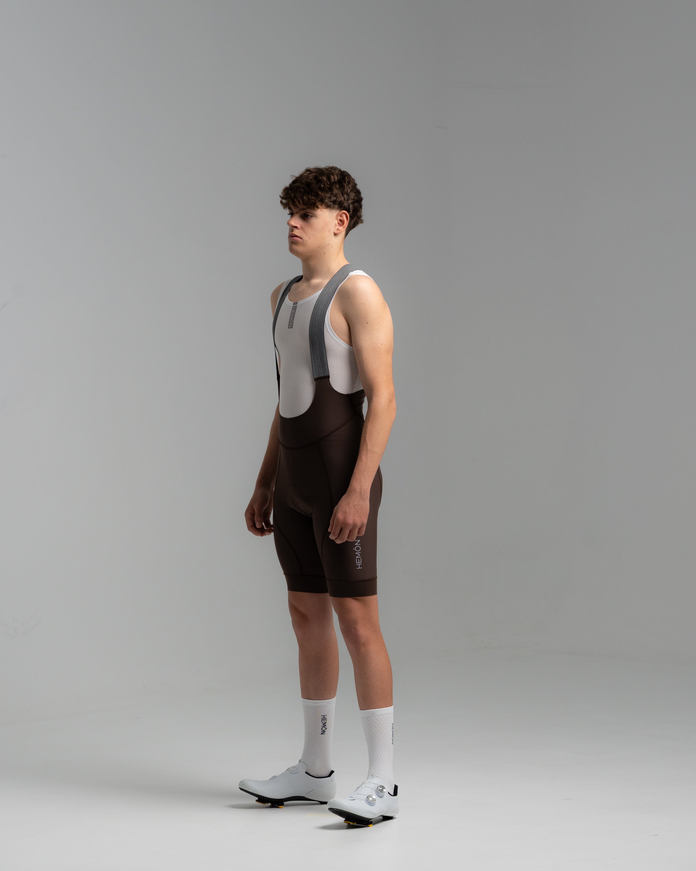 PASSO Men's Bib Shorts - Brown