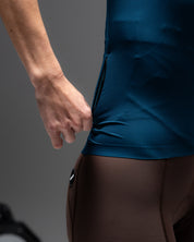 SUPER LEGGERO women's jersey - petrol blue