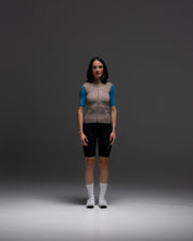 SUPER LEGGERO women jersey - beige/blue