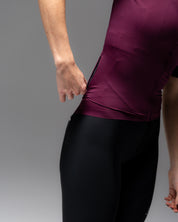 Maillot SUPER LEGGERO women - granate/negro