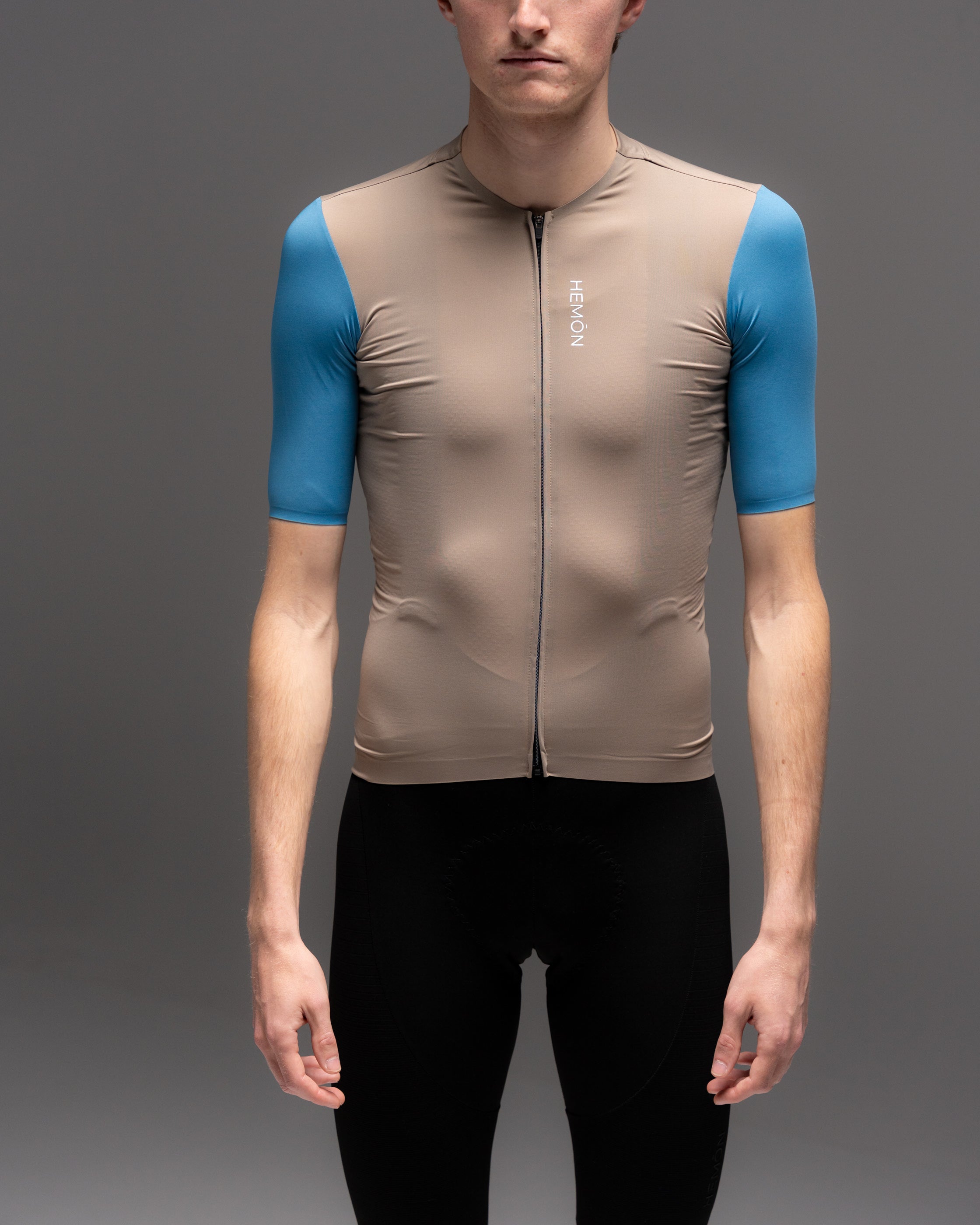SUPER LEGGERO men jersey - beige/blue