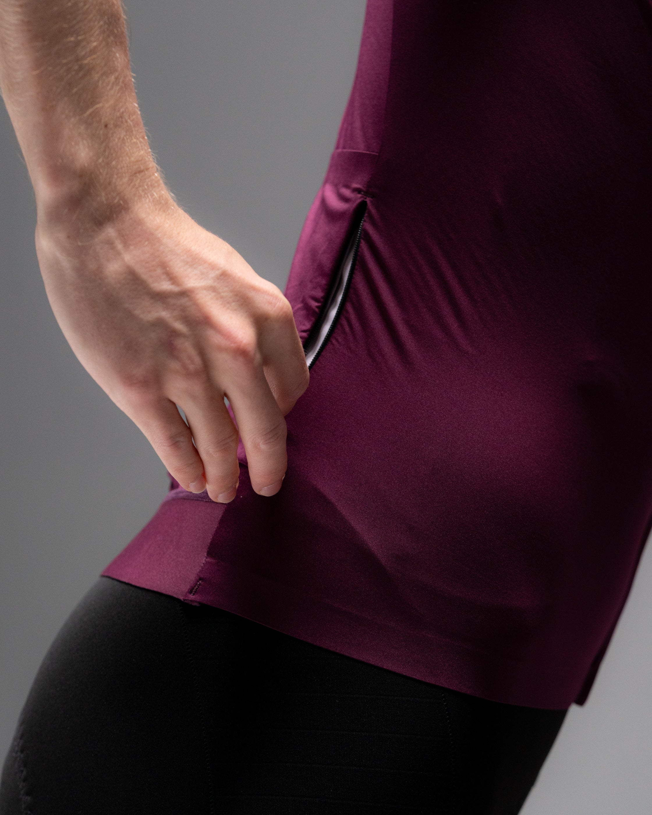 SUPER LEGGERO men jersey - maroon/black